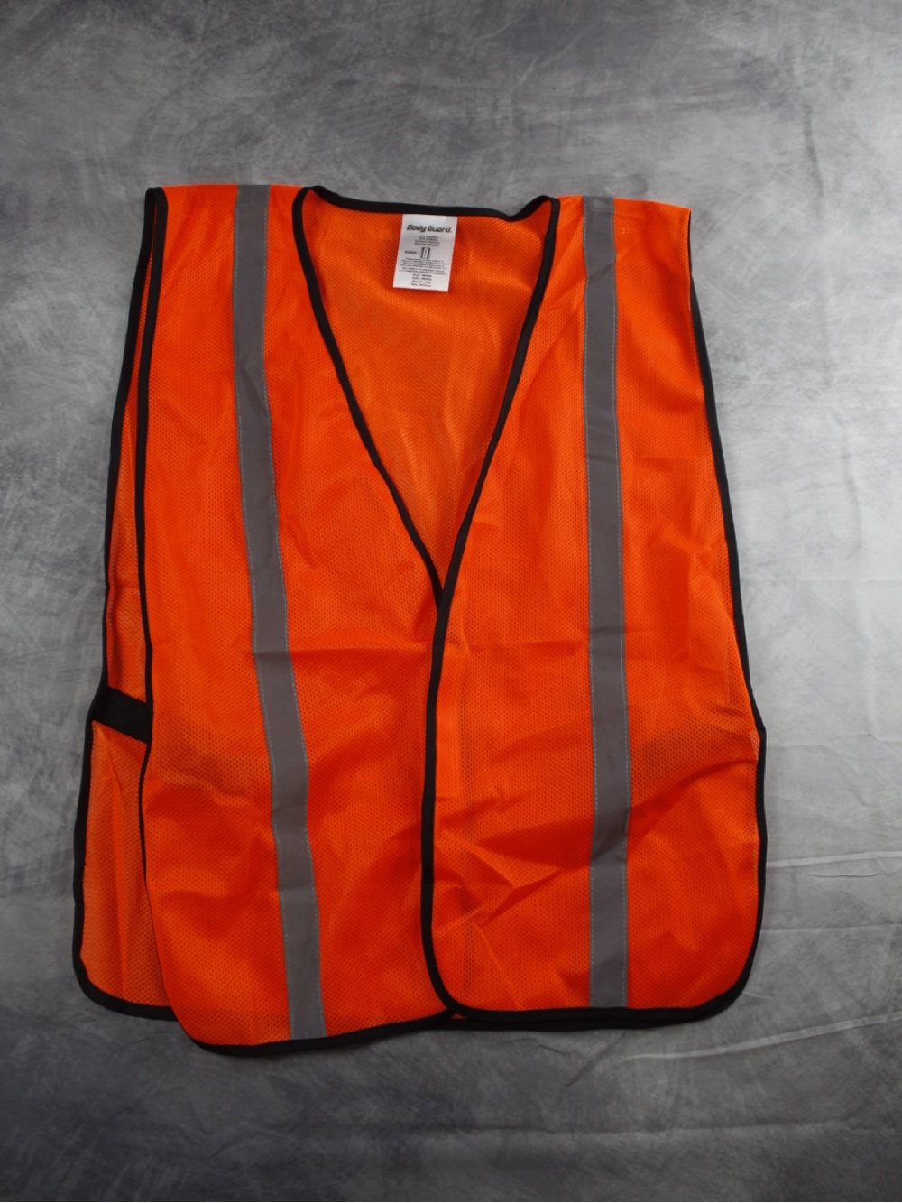 Body Guard Hi-Vis Orange Reflective Safety Vest Mesh Workwear OSFM One Size
